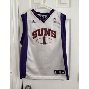 adidas Phoenix Suns Amar'e Stoudemire #1 Youth L (14-16) Jersey White/Purple